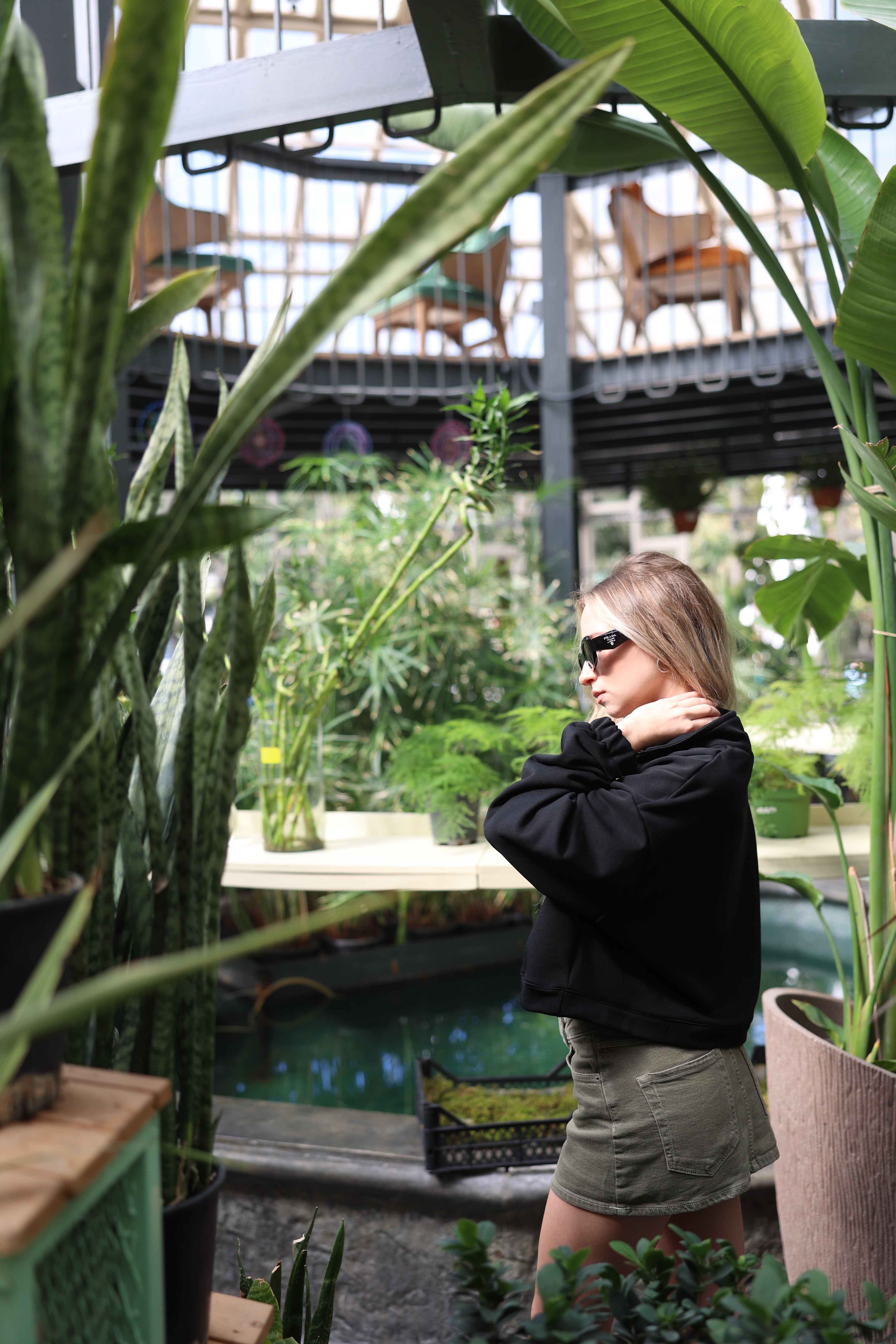 Oversize Crop Sweatshirt