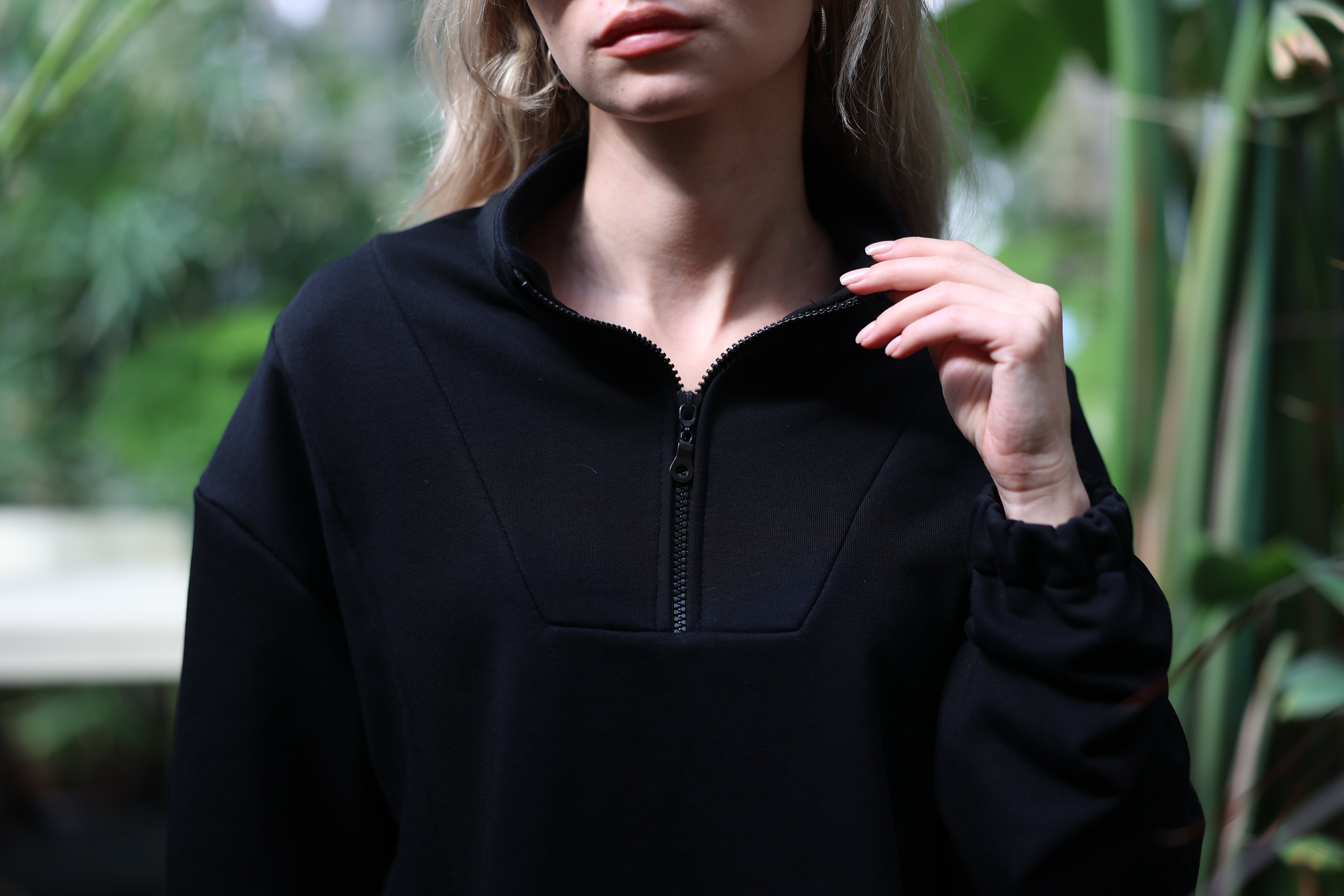 Oversize Crop Sweatshirt